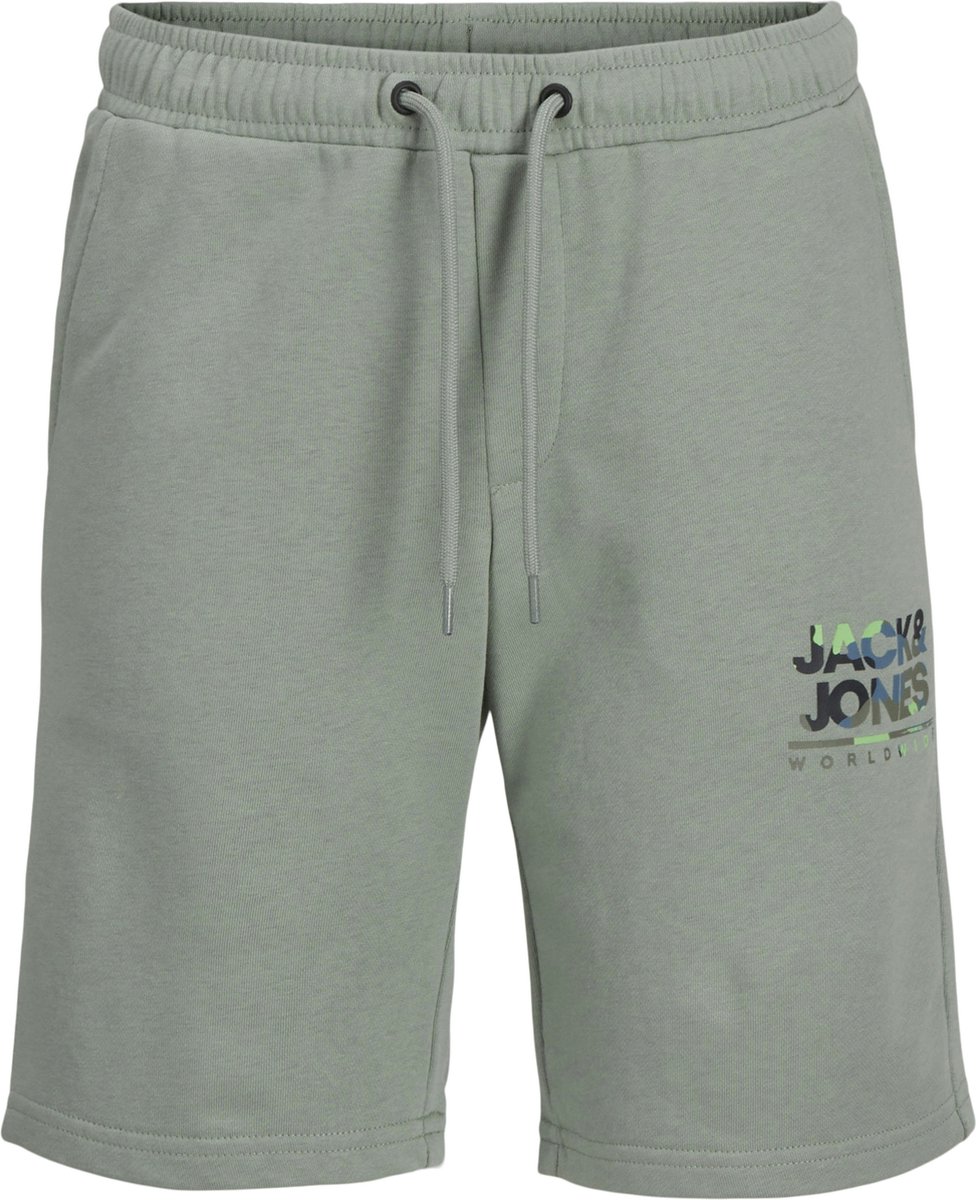 Jack&Jones kids Short LUKE Iceberg Green SS25 Slim Fit - maat 128