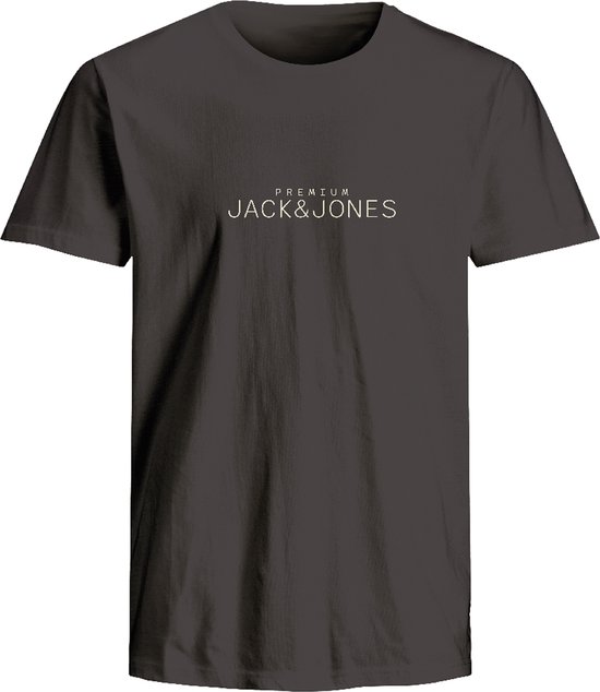 JACK&JONES PLUS JPRBLAVANCE SS TEE CREW NECK FST PLS Heren T-shirt - Black Beauty