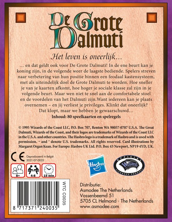 De Grote Dalmuti - Kaartspel