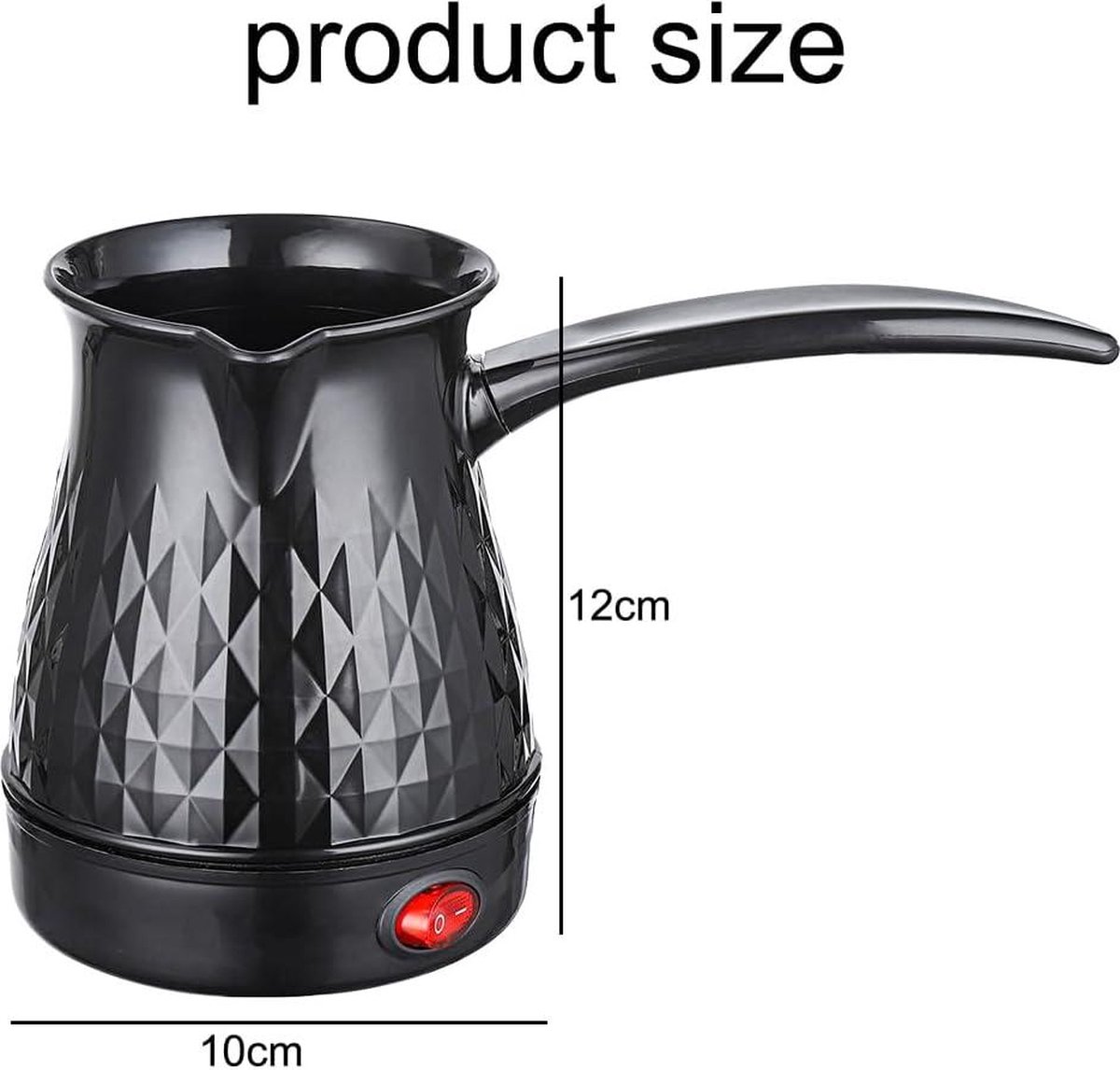 Cafetière Turque (cezve) 500 Ml En Acier Inox - Compatible Induction - Pour Café, Lait, Chocolat...