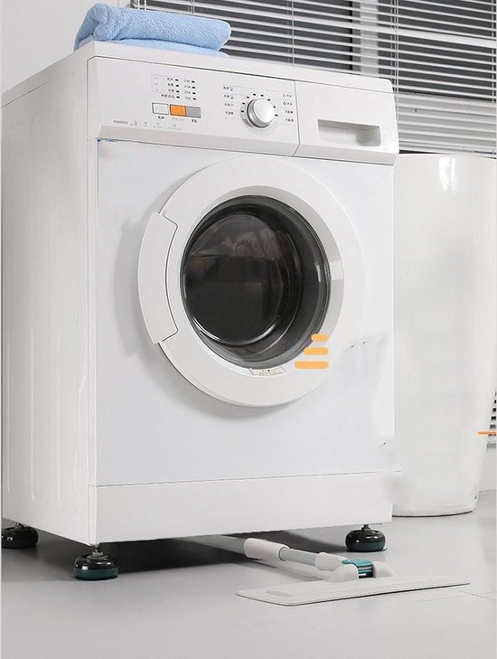 Coussinets Anti-Vibration Pieds Machine à Laver - Hauteur Accrue Circulation Air PS PP Universel