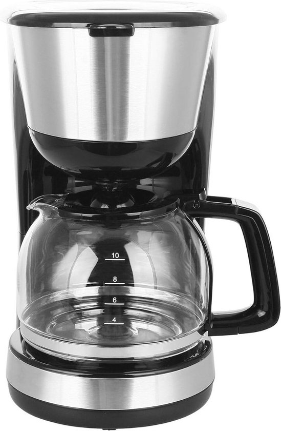 Dailysuppliess Koffiezetapparaat met Thermoskan - Koffiemachines - Zwart en Zilver