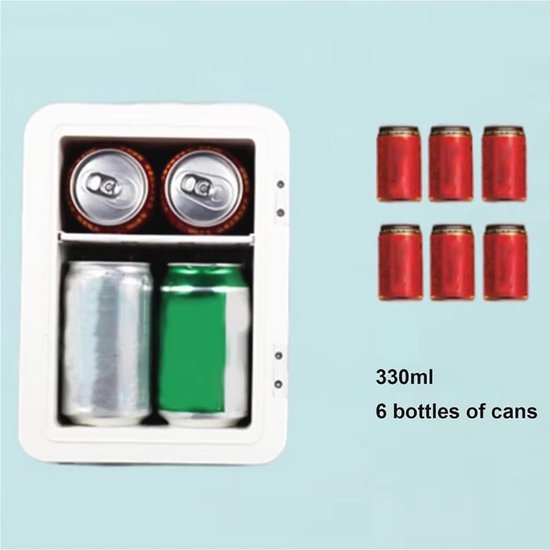 Draagbare Mini Koelkast voor Auto en Thuis - Koelen en Verwarmen met 12V/220V Verbinding — afbeelding 5