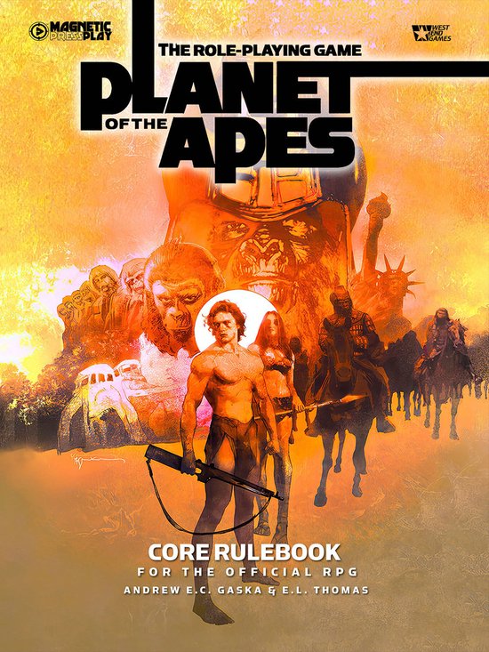 The Role Playing Game of the PLANET OF THE APES - cover
