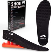 Hoogtetoename inlegzolen, 1 paar mannen vrouwen halve lift hoogte verhogen inlegzolen 5 cm onzichtbare schoenen hiel grotere pads schokdempende inlegzolen plaatsen schoenen pad