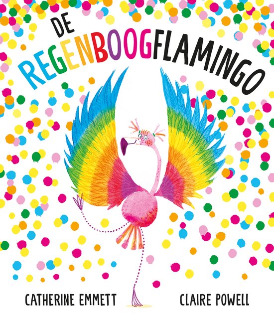 Foto: De regenboogflamingo