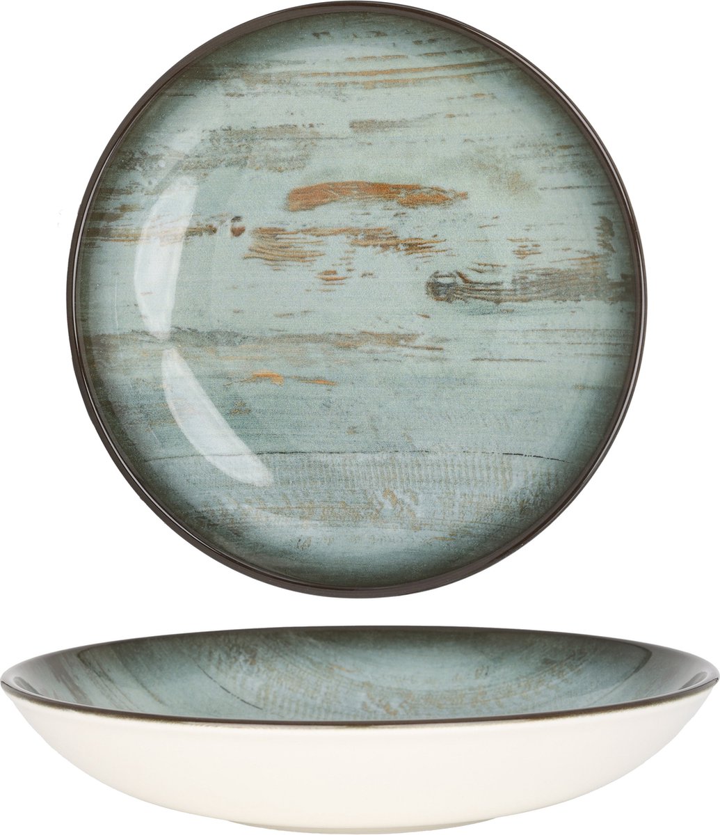 Bonna Diepbord - Madera - Porselein - 23 cm (1000cc) - set van 6