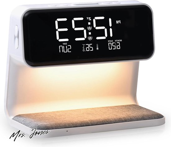 WILIT T3 Lampe de Bureau Enfant avec RGB Couleur Veilleuse, LED Lampe de Chevet