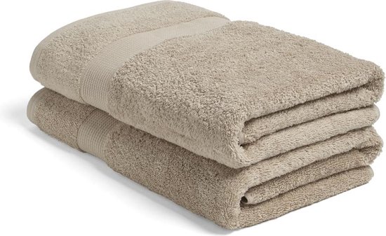 Yumeko douchelakens terry warm taupe 70x140 - 2 st