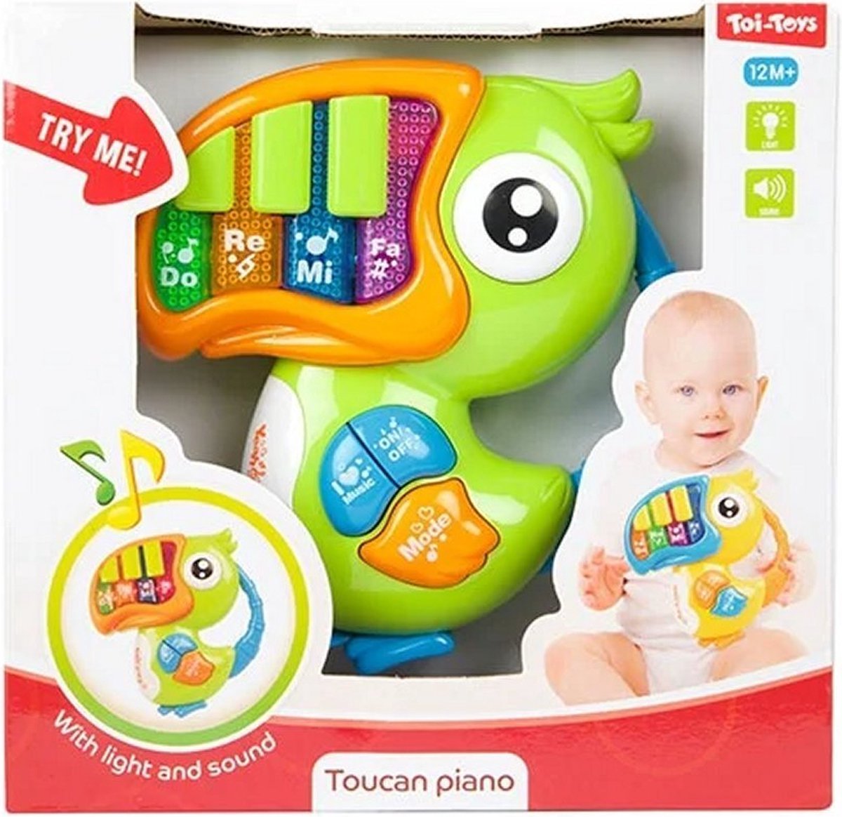 Goedkoopste Little Stars Little Baby Piano Toekan Licht Verschillende Kleuren