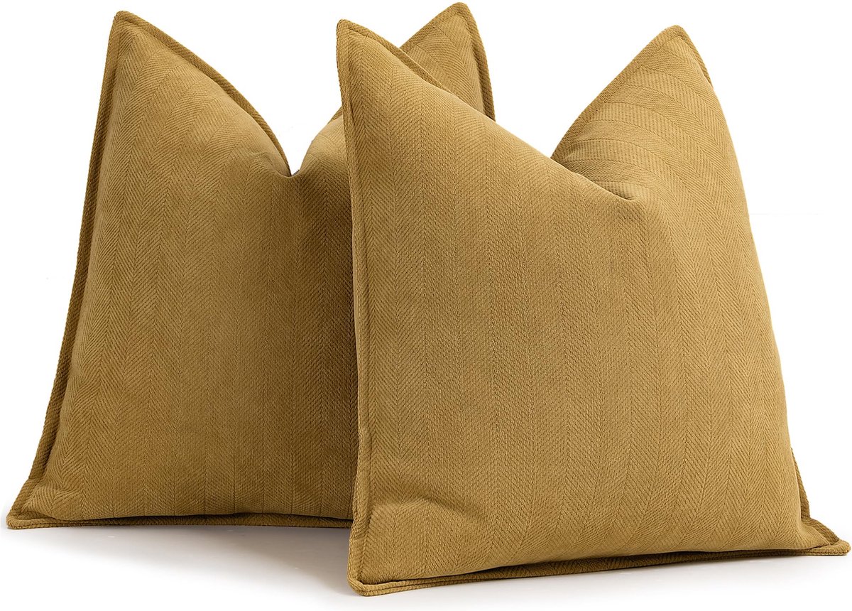 Goodivery ® Kussenhoezen Set van 2 in Zacht Chenille voor Luxe Interieurdecoratie
