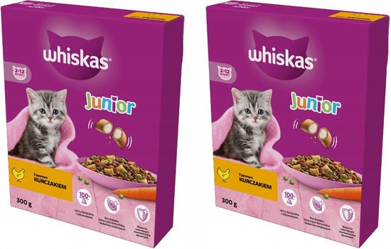 Whiskas Droogvoer Junior Kattenvoer Kip 1,9kg