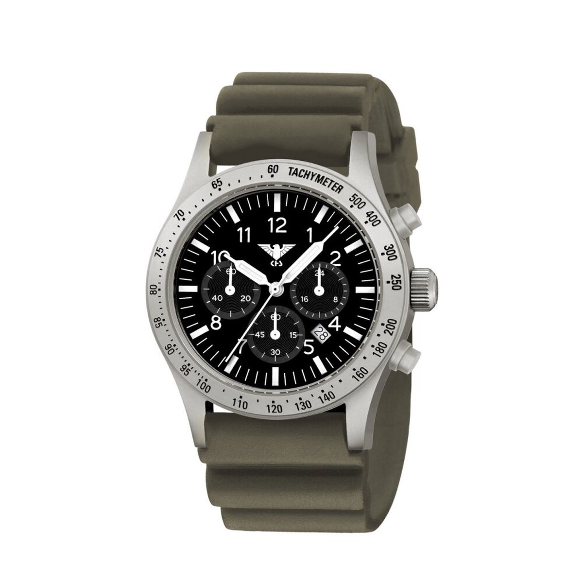 KHS - KHS.PLASSC.DSGO - Polshorloge - Heren - Solar - PLATOON Steel Solar Chronograph