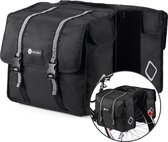 Sacoches de vélo Packaway - Sacoches de vélo étanches pour vélo électrique - Réfléchissants - Zwart 36 litres