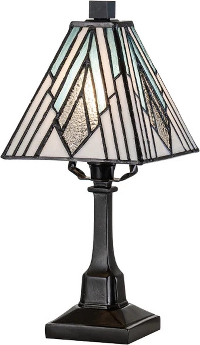 Elstead Lighting Tiffany LED Tafellamp Alderley | 1X E14 Max 40W | Dimbaar | Vintage Bronze