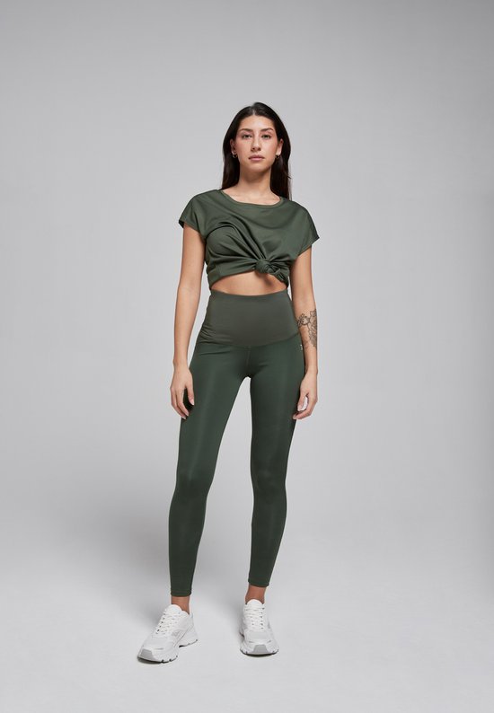 Redmax Sportlegging Dames - High Waist - Squat Proof - RMXBelle Shaping Tight - Sportkleding - Geschikt voor Fitness en Yoga - Dry Cool - Fitness Legging - Groen - XS van Merkloos — afbeelding 2