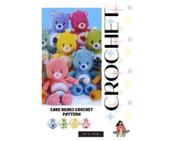 003 3 - Vintage 10 Care Bears Crochet Pattern Collection