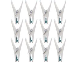 Wasknijpers Plastic 12 stuks - Set - Wasgoedknijpers - Knijpers voor Wasrek - Laundry
