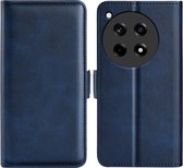 Coque OnePlus 12R - MobyDefend Luxe Wallet Book Case (fermeture latérale) - Blauw - Étui de téléphone portable - Étui de téléphone adapté pour OnePlus 12R