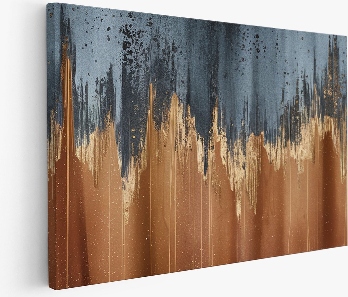 Saammp Muurcirkel Hout - Schotse Hooglander Koe op de hooglanden - Dieren - Natuur - Ø 80 - Wandcirkel - Wanddecoratie Cirkel - muurdecoratie Woonkamer - Slaapkamer decoratie - Rond Schilderij