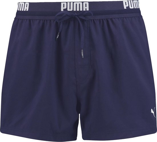 PUMA Swim Logo Short Heren Zwembroek - navy - Maat XL