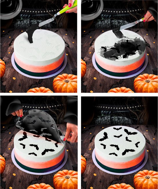 Artibetter Halloween Cupcake-Topper – 72 Stück, Hexenbein-Design, Bunt, Für Party-Deko