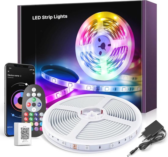 DS&DV 76cm Color Changing LED Number 3 Light Board, Dimmable Neon