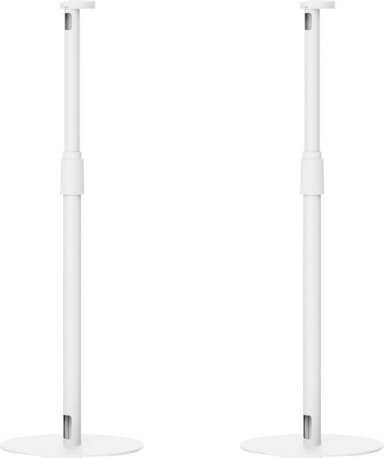 Vloerstandaard set voor Sonos Era 100 en 300 - 2 stuks - Hoogte verstelbaar - Basic - Wit van Vebos — afbeelding 5