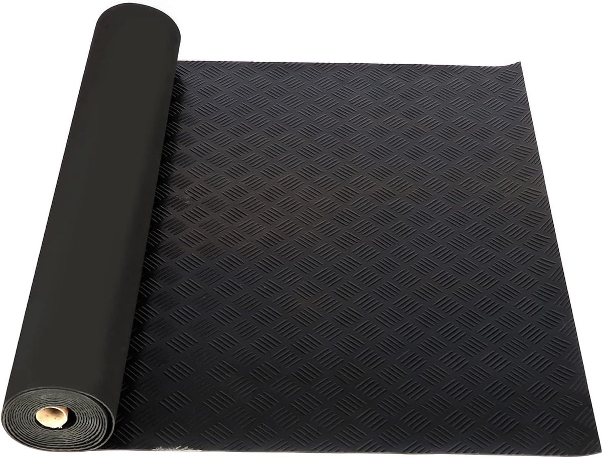 Goodivery ® Slijtvast Antislip Rubber Mat Rol voor Diverse Toepassingen 500 x 100 cm
