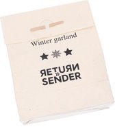 Retourner à l'expéditeur | Guirlande étoile flocon de neige 3 m - Guirlande anniversaire fait main