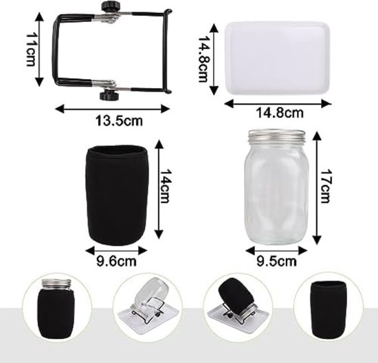 Bugdorm BD5005 Insectenkweekbox met gaasdeksel (90ml) (pak van 6