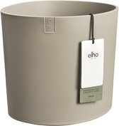 Elho Eden 30 - Bloempot voor Binnen & Buiten - 100% Gerecycled Plastic - Ø 28.2 x H 27.9 cm - Zacht taupe