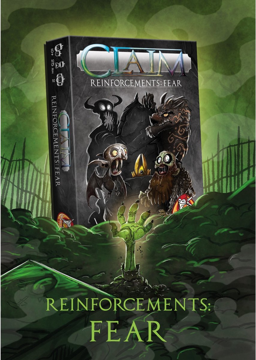 White Goblin Games Claim Reinforcements: Fear - Uitbreiding kaartspel thumbnail 5
