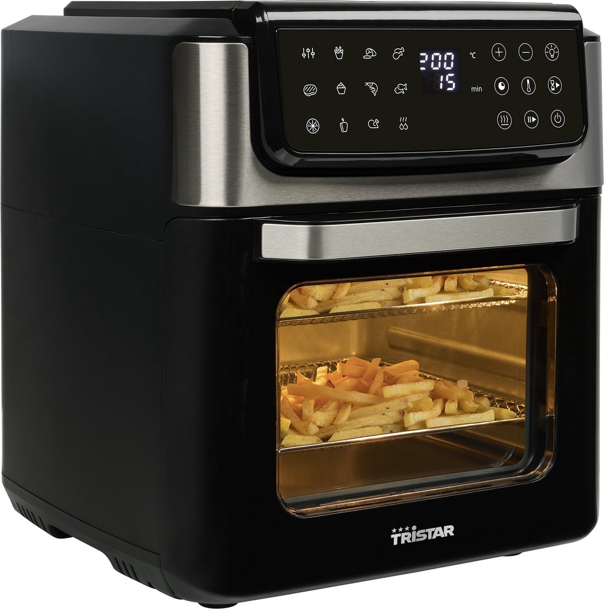 Afbeelding 2 van Tristar FR-9068 - Airfryer Oven XXL - 12L - 13 Bakprogramma's - Zwart