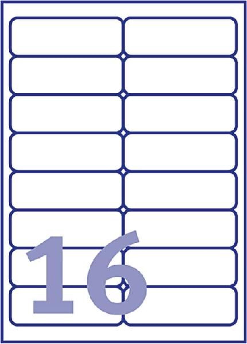 Avery White Address Label Inkjet J8162 bol