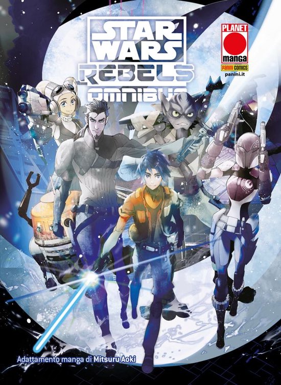 Star Wars Rebels Omnibus avec les personnages Kanan, Hera, Ezra, Sabine et Chopper.