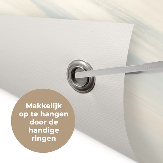 Affiche de jardin 120x180 cm - Décoration de jardin Forêt - Hiver - Nature - Abstrait - Neige - Affiche pour le jardin - Décoration extérieure - Tableau de jardin clôture - Décoration murale sur toile de jardin - Décoration murale sur toile de balcon