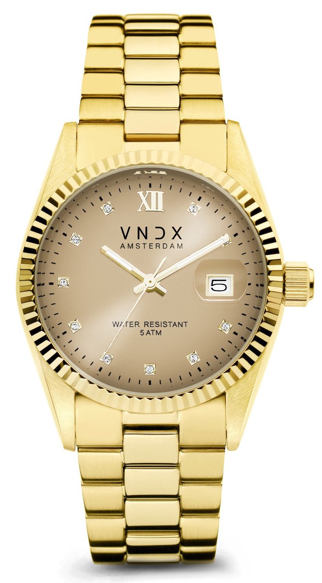 VNDX Dare Devil M Gold Beige MD43006-04 dameshorloge