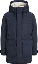 Jack & Jones capuchon Plus Size Parka Heren Blauw