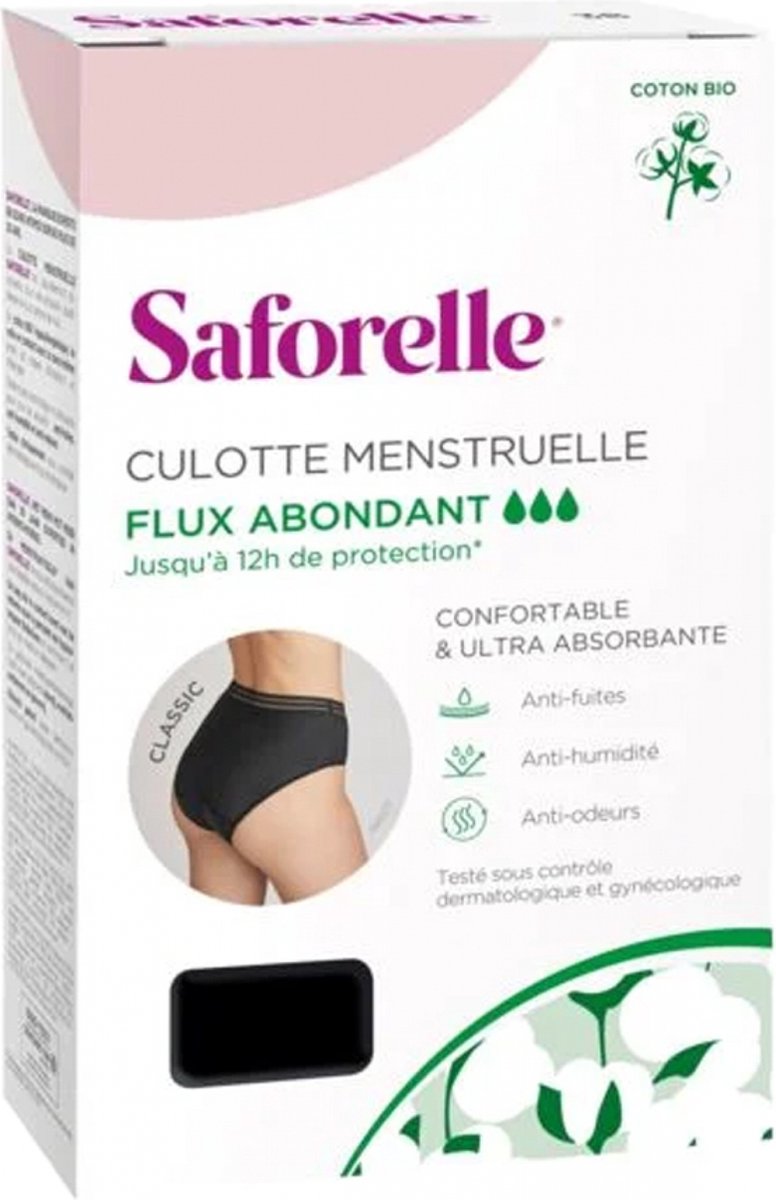 Saforelle Abundant Flow Menstruatieslips (Maat : 38)