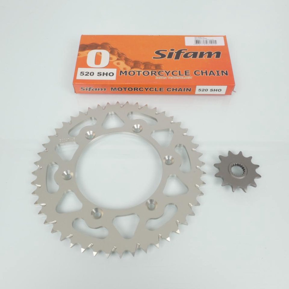 sifam kettingset voor suzuki 250 rm-z 4t 2007 tot 2009 12x48 niet 520 nieuw