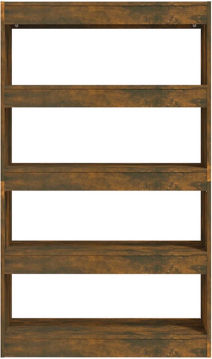 Celin Boekenkast/kamerscherm 100x30x123,5 cm gerookt eikenkleurig