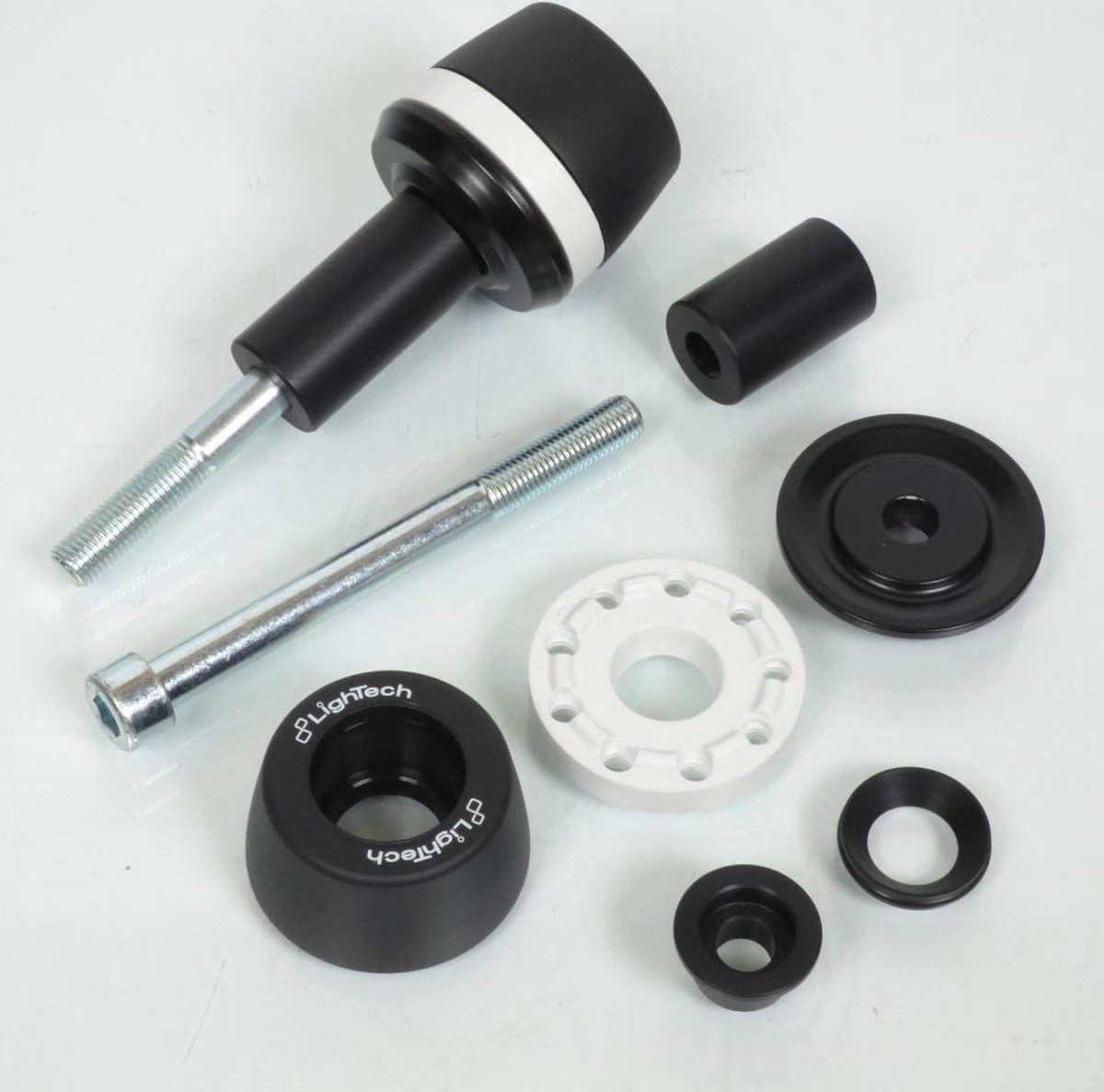 Tampon pare carter Lightech pour Moto Suzuki 750 GSX-S 2017 à 2021 STESU214 Neuf Noir