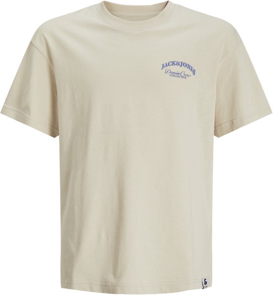 JACK&JONES JUNIOR JJEBRANDES BACKP RELAXED TEE SS SN JNR Jongens T-shirt - Moonbeam