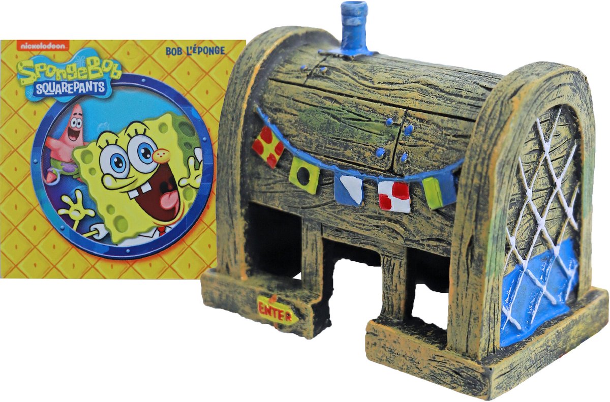 Aquarium decoratie Spongebob krab's huis
