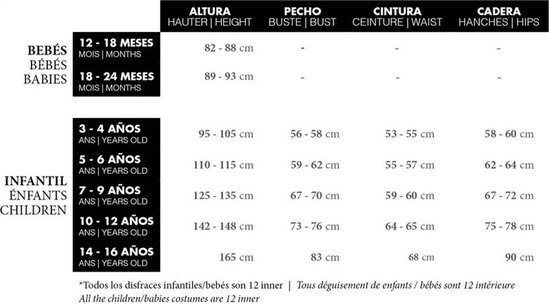 FIESTAS GUIRCA, SL - Costume de mariée Live Dead pour fille - 110/116 (5-6 ans) - Costumes pour enfants