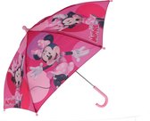 Minnie Mouse Paraplu - Kinderparaplu - Metaal frame - Roze