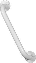 Badkamer-toilet handgreep 30 cm RVS wit