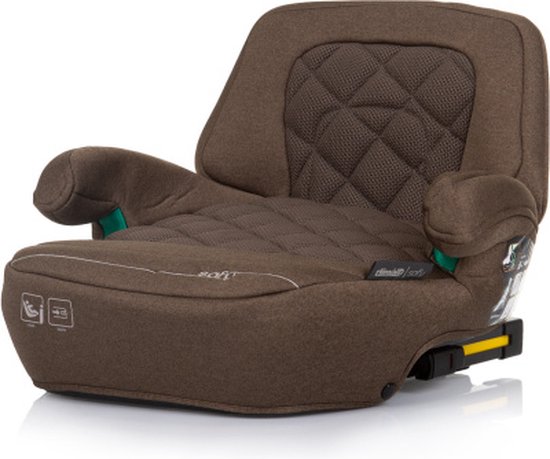 Chipolino Safy Zitverhoger i-Size 125-150 cm Isofix Macadamia Bruin