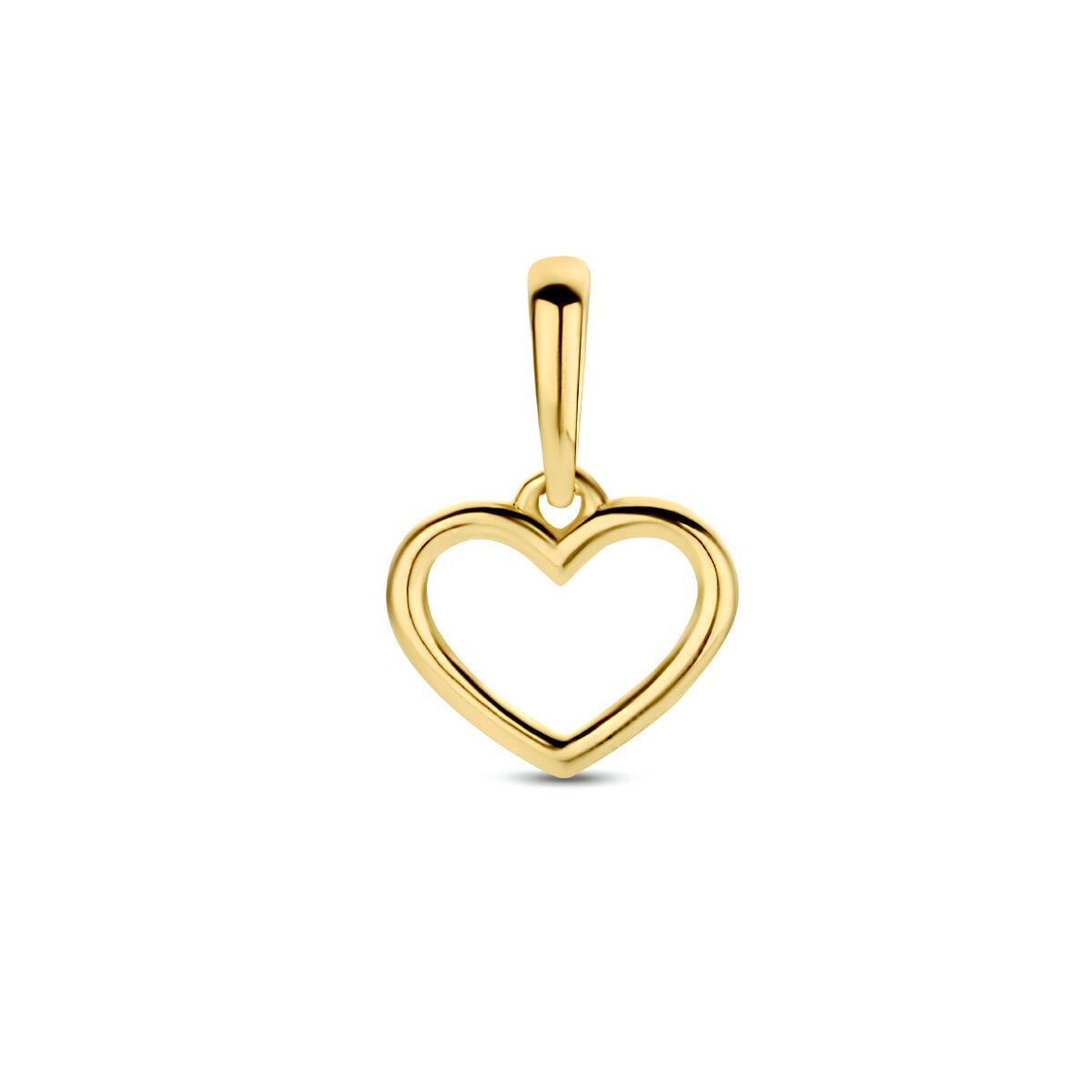 14K geelgoud hanger hart 4028290